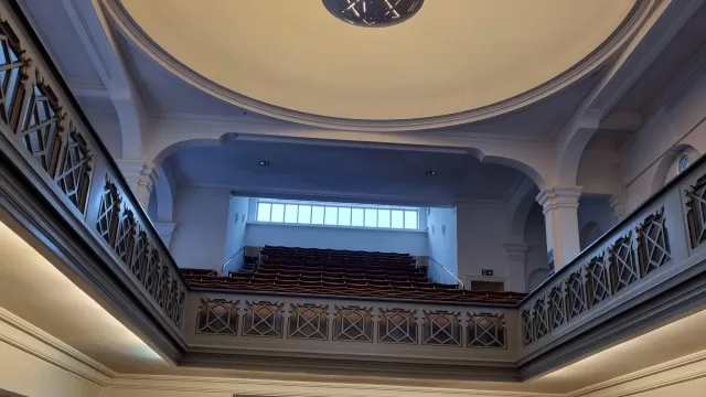 Synagoge von innen (Foto: Sandra Camenisch) Synagoge von innen (Foto: Sandra Camenisch)