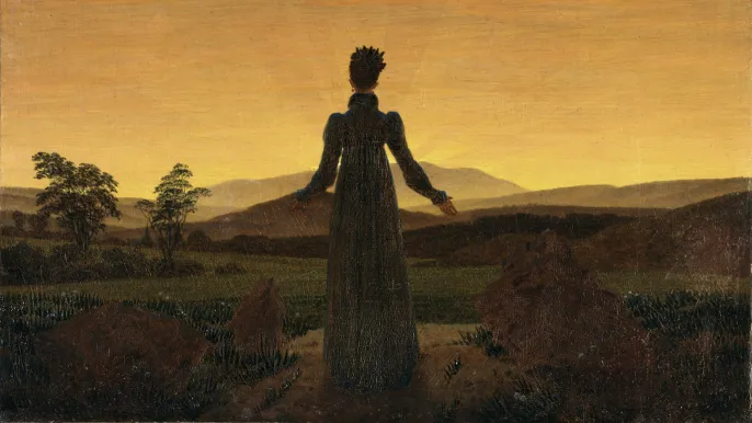 Caspar David Friedrich: «Frau vor der untergehende (Foto: commons.wikimedia.org) Caspar David Friedrich: «Frau vor der untergehende (Foto: commons.wikimedia.org)